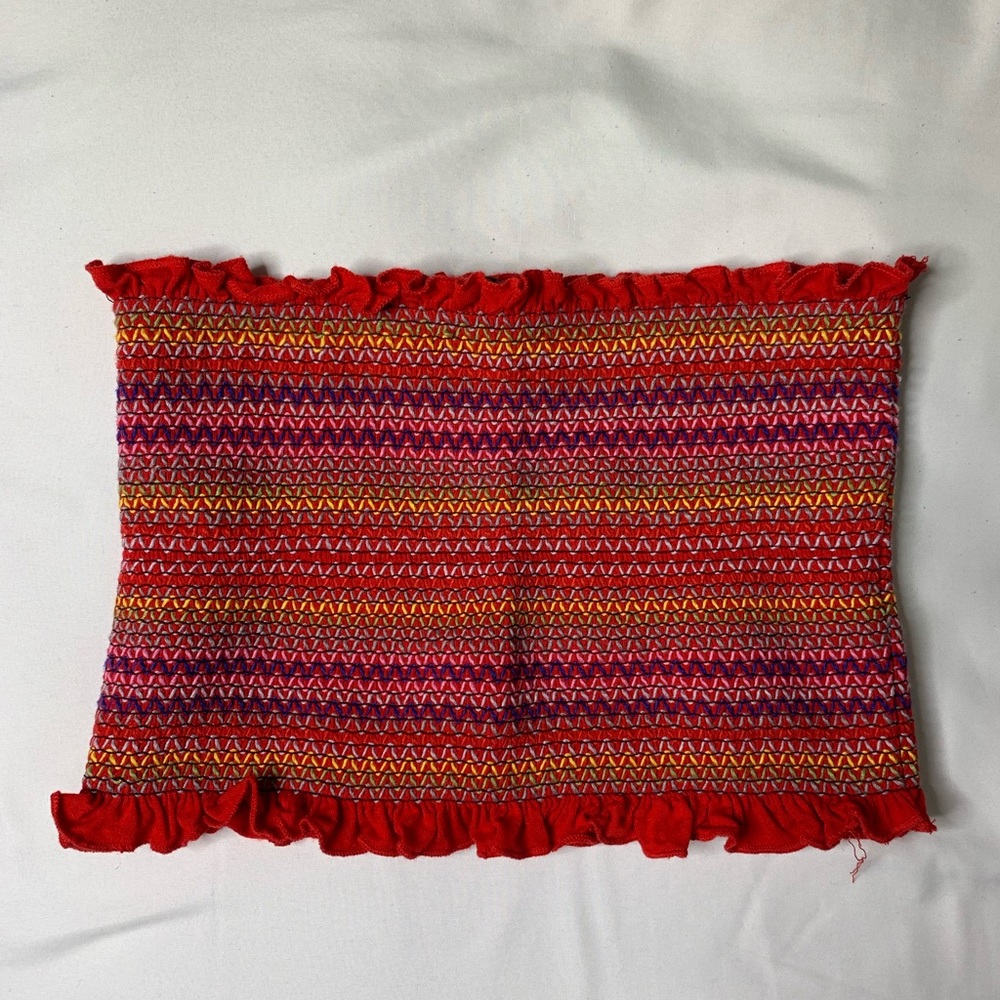 Red crop top